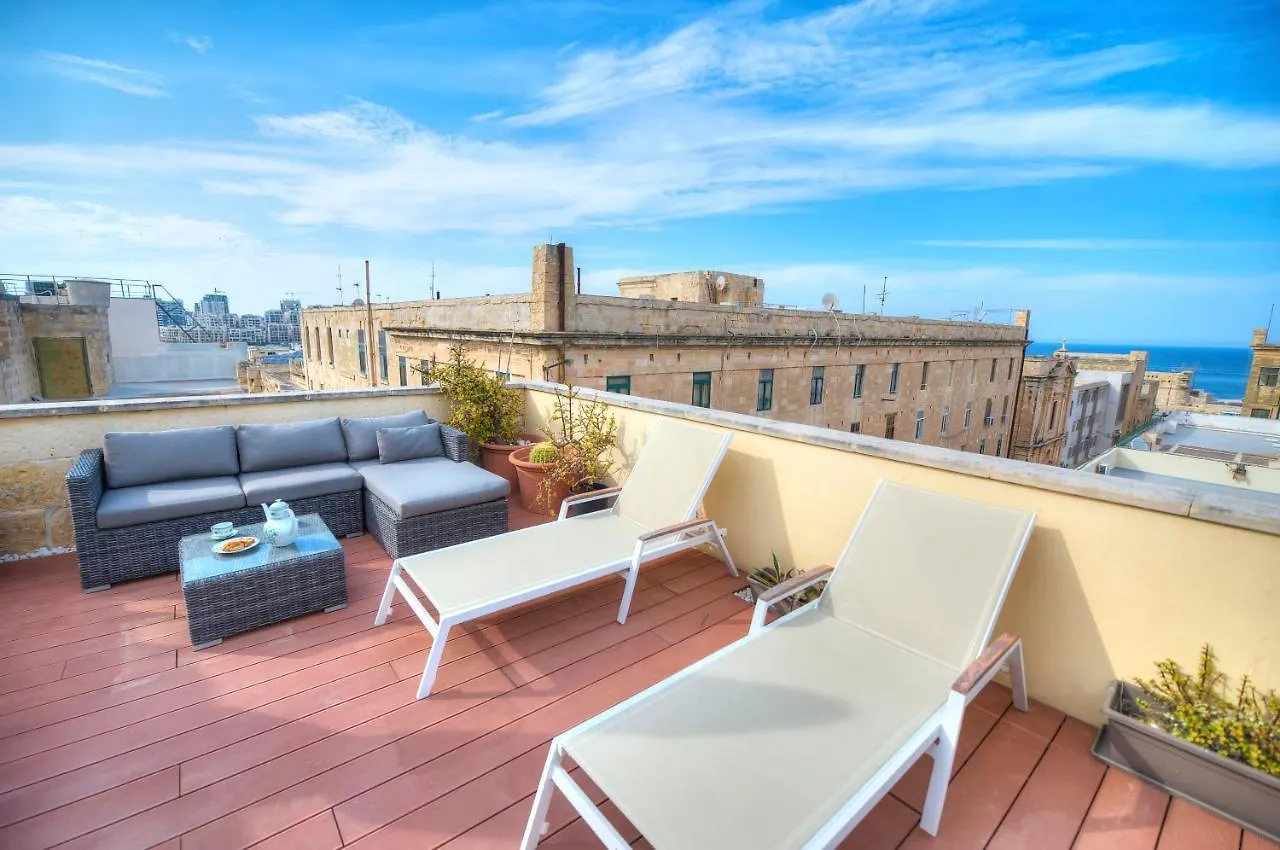 Comfy 1 Bedroom - Sun Terrace & Sea Views Gbuh1-1 La La Valletta 0*,